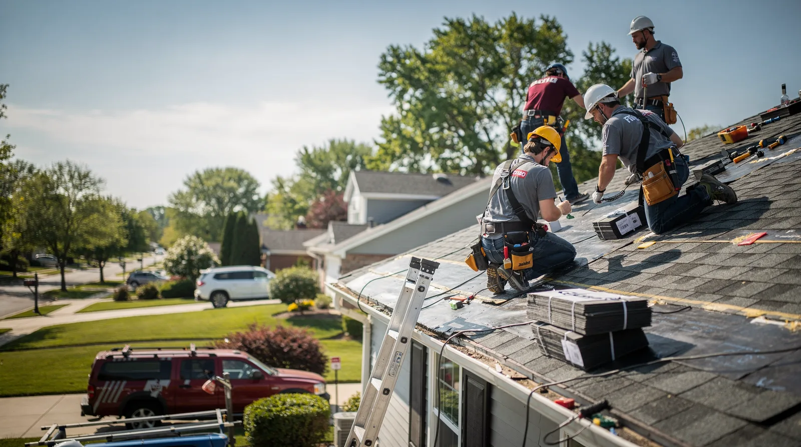 Roof Repair in Morton Grove, IL around you